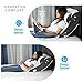 Gleur Bed Wedge Pillow Post Surgery- Memory Foam Bed Pillow for Sitting Up Adjustable Incline for All Sleeping, Sitting Positions, Includes a Desk Pillow Patent Pending
