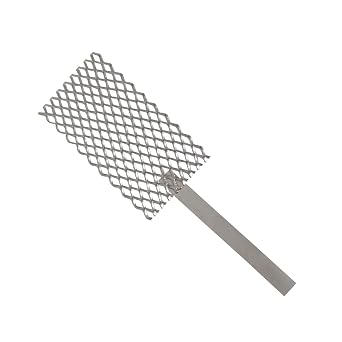 GTPBAO Titanium Coated Mesh Jewelry Electrode with Handle Premium Positive Plate for Electroplating Metal Processes Hardware Grate