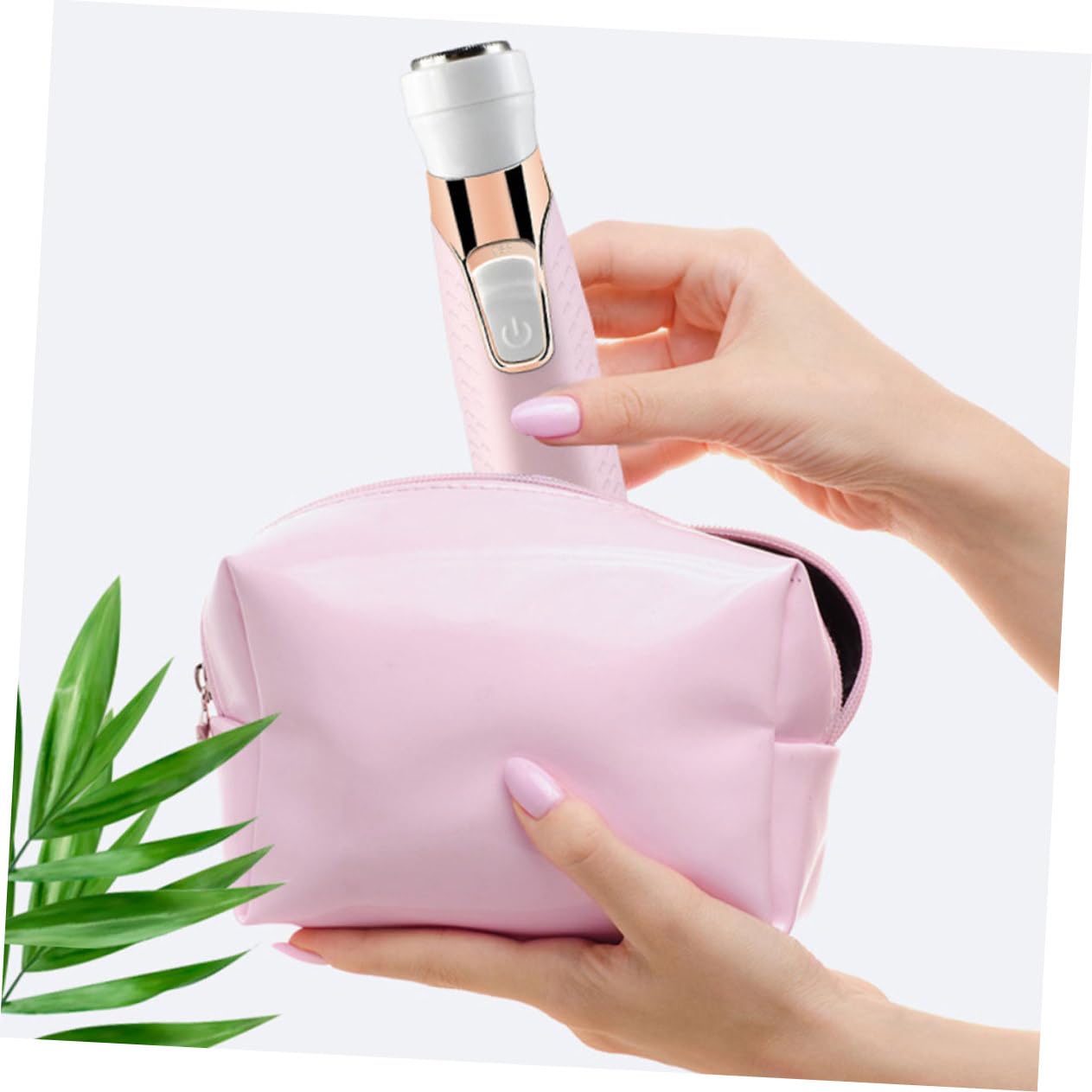 5-in-1 Damen Augenbrauentrimmer, Aufladbarer Haarschneider aus Abs | Abwaschbar, Leichtes Design für Gesichtshaare, 5-in-1 Multifunktion für Frauen und Damen