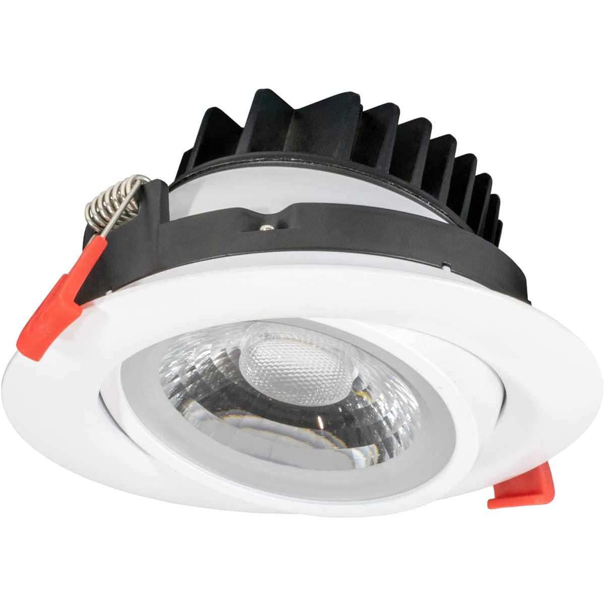 Jesco RLF-2708-SW5-WH 2 in. LED Miniature Trimmed Recessed Downlight with Gimbal Trim White