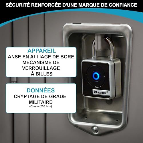 Cadenas bluetooth Master Lock sécuriser casier intérieur via smartphone - 5