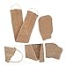 LIFKOME 2Pcs Ramie Jute Bath Scrubber Exfoliating Glove and Back Washer for Body Care Dead Skin Remover Durable Bath Supply for All Skin Types