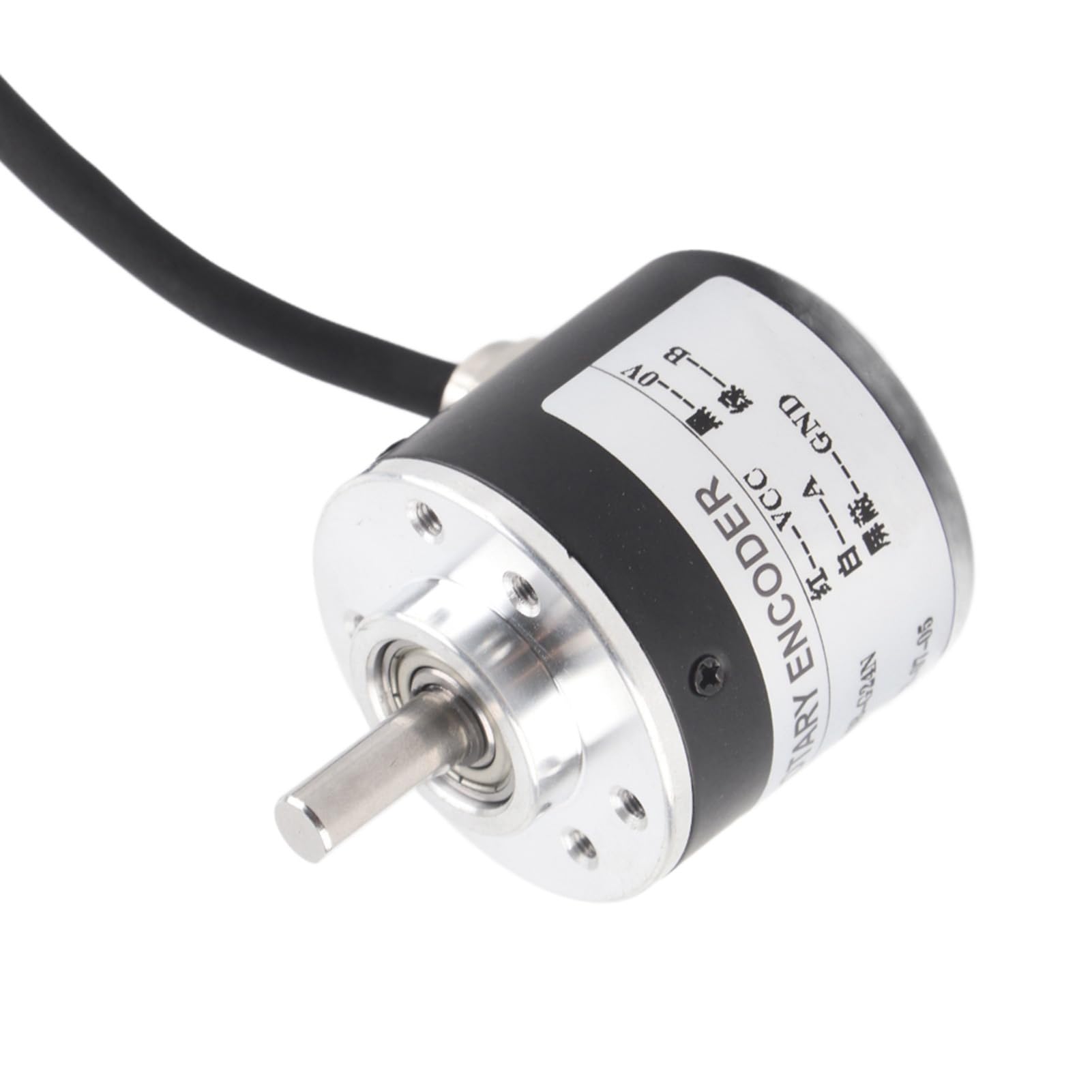 Enkoder, Przyrostowy Enkoder Obrotu 5V-24V AB 2-fazy Wał 6mm 600P/R Czujnik Magnetoelektryczny Enkoder, Przełącznik Enkodery