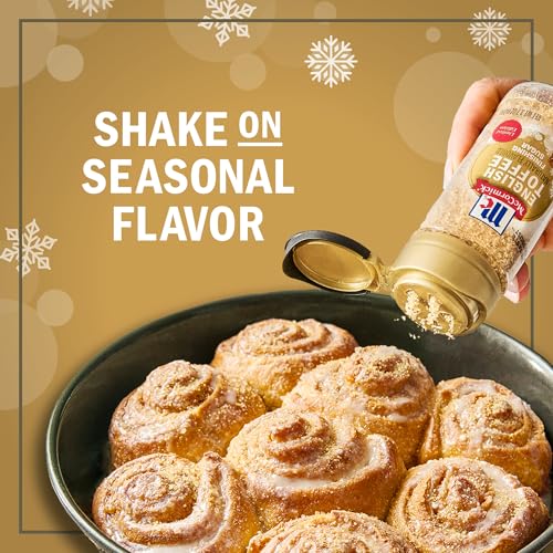 Image of McCormick Finishing Sugar, English Toffee, Limited Edition, Rich & Buttery Sweetness for Hot Chocolate, Cookies, Cake, Pie, Cocktails, and More, 3.7 oz (Pack of 2)