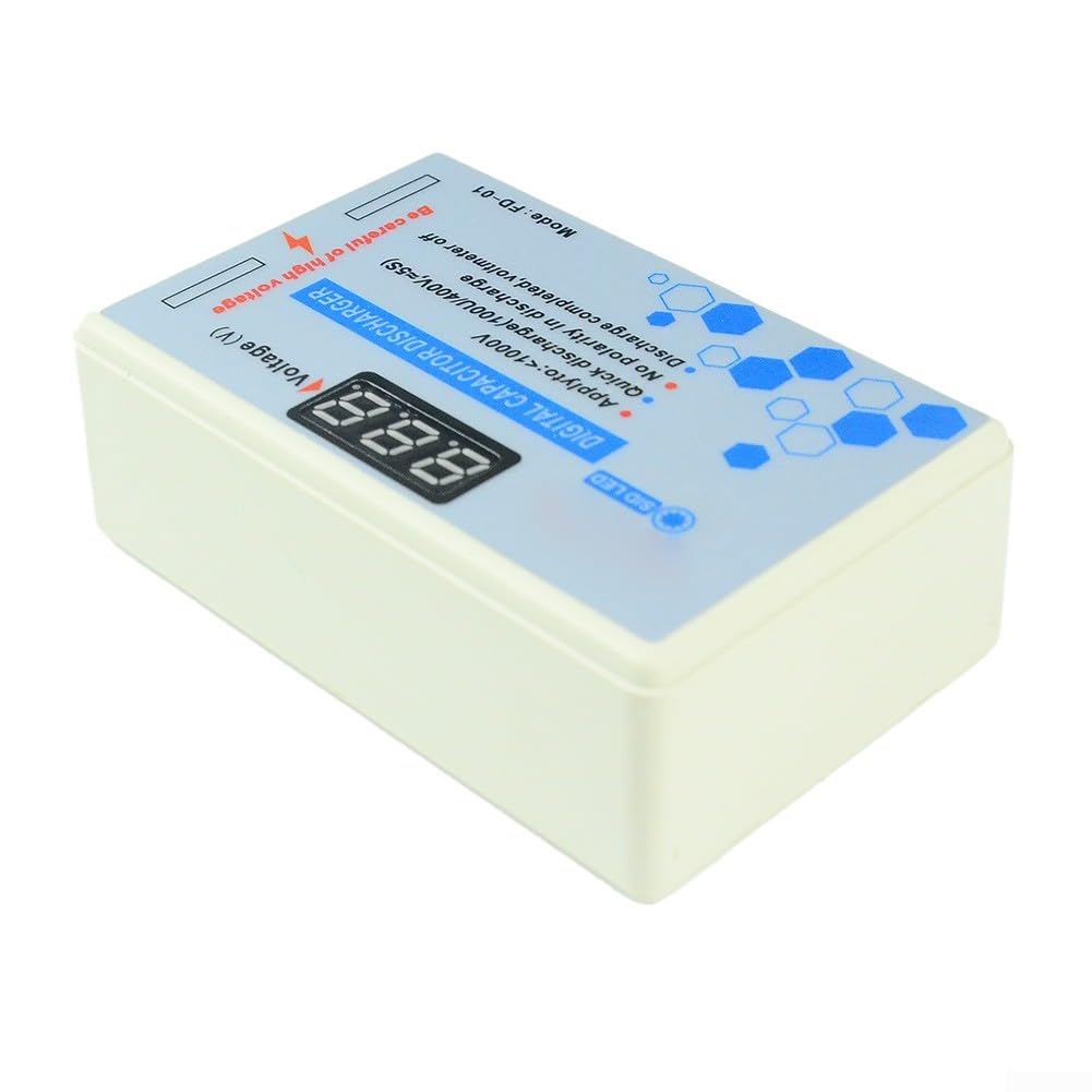 Scaricatore condensatore digitale 1000 V con monitoraggio tensione voltmetro DC/AC penna scarica plastica FDQ1
