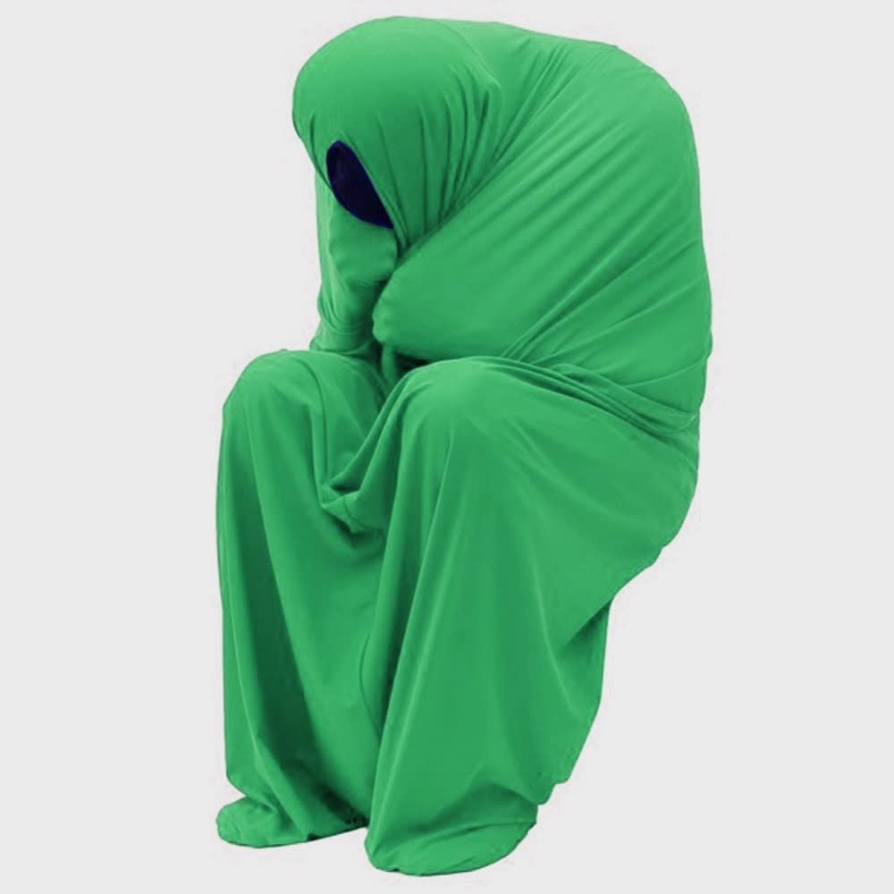 Sensory Body Sock Relaxing Sensory Fun Dynamic Movement Socks Full Body Wrap Provides Deep Pressure Input, Deep Pressure Sensory Sack For Self-calm And Relaxation ( Color : Green , Size : S-102*69 cm