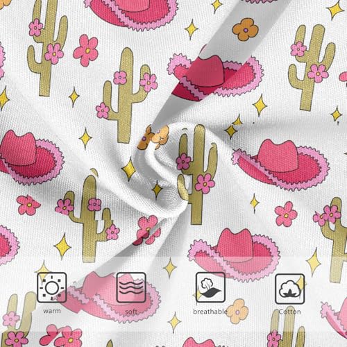 Girls' Underwear Cowboy Hats Cacti Cotton Stretch Comfort Toddler Panties3