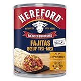 Hereford - Fajitas Bœuf Tex-Mex 400 g – Préparation pour Tortillas – Bœuf, Légumes & Épices Tex-Mex – Garniture Prête à Déguster – Longue Conservation