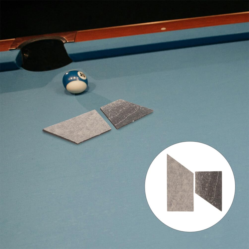 12-tlg Billardtisch Polster Set - Gummieinlagen Für Taschenschutz Vor Abnutzung