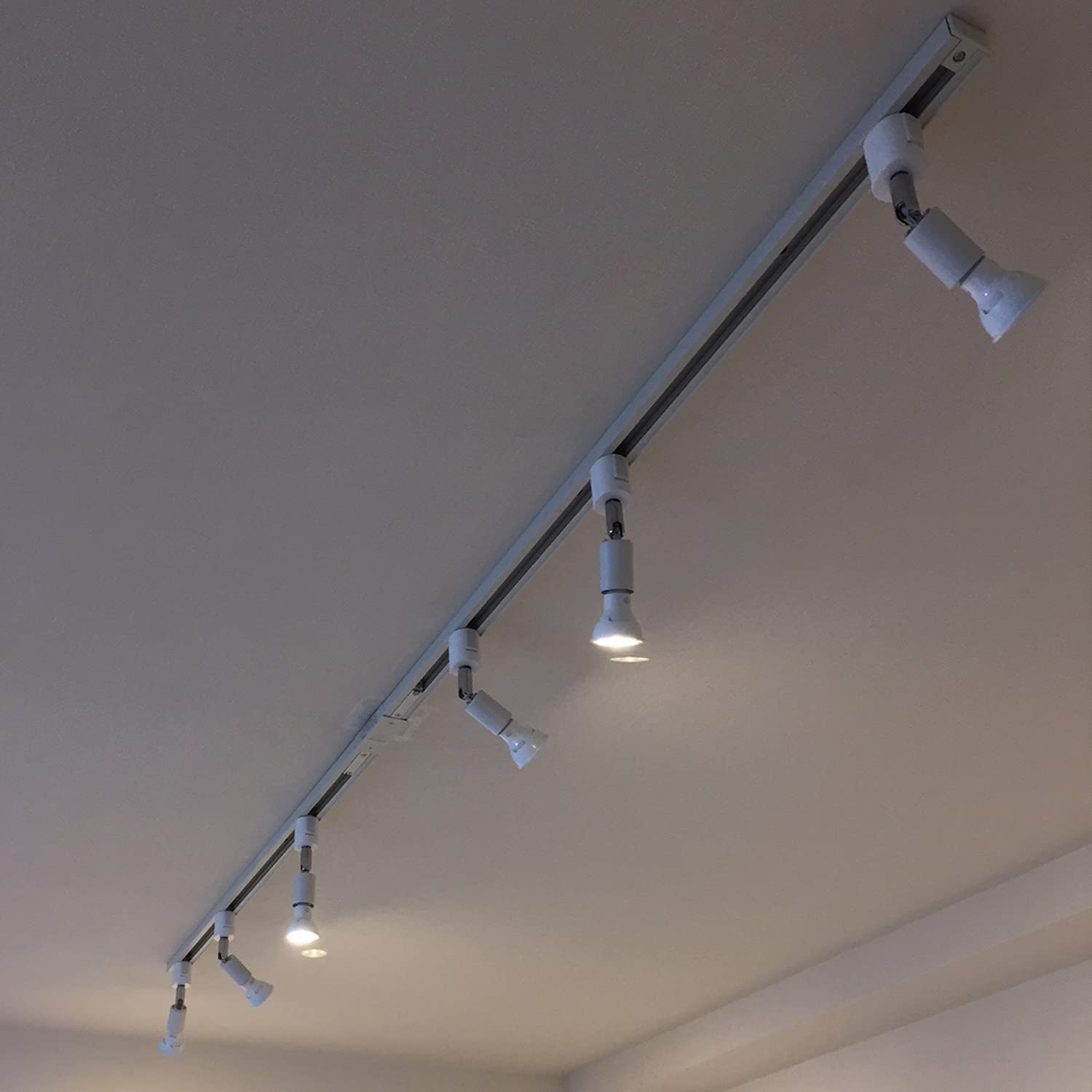 Amazon | 2個セット ライティングバー用スポットライト レールライト