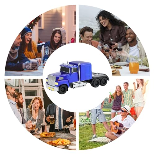 Haut-parleur camion Bluetooth avec micro et radio FM LED