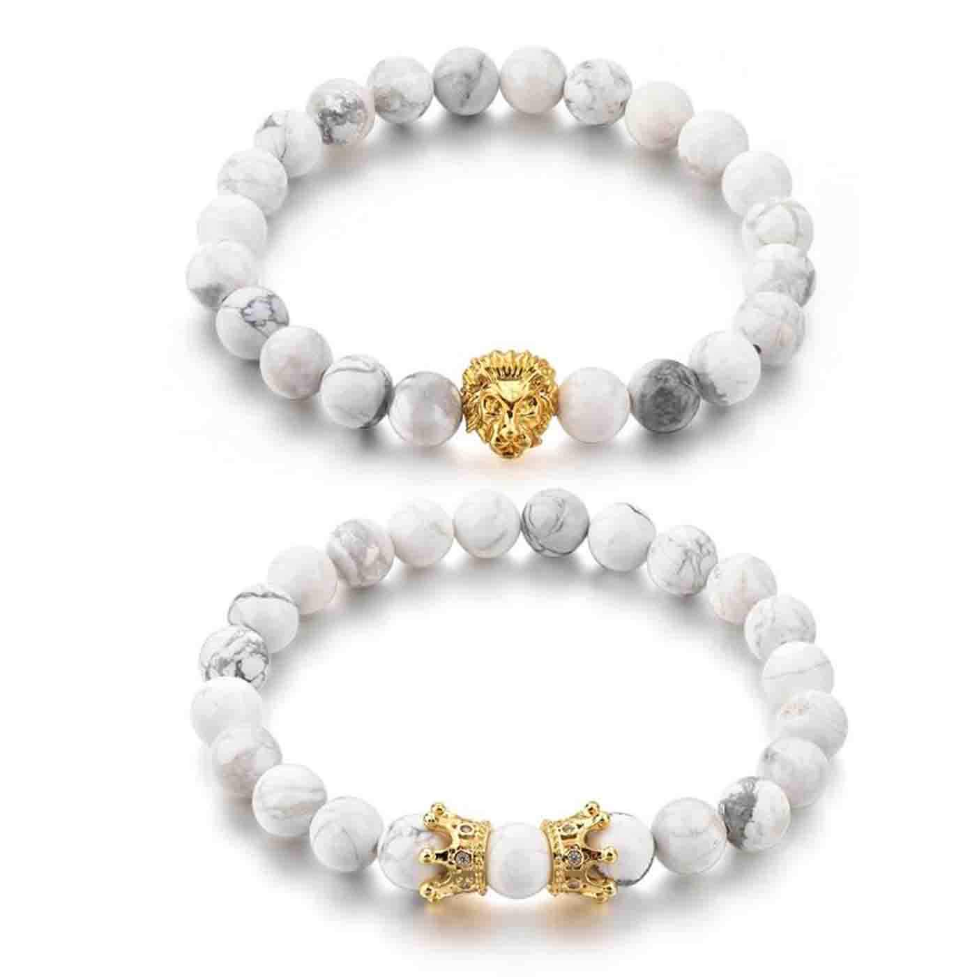 Hot And Bold Couple-Combo Matching Best Friend Relationship Natural Multi Layer Tiple Protection Stone Beads Magnetic Bracelets For Unisex (B07DLP3Z9Z) Amazon Price History, Amazon Price Tracker