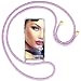Produktbild mtb more energy® Handykette kompatibel mit HTC U11 (5.5'') - Purple Unicorn/Gold - Smartphone Hülle zum Umhängen - Anti Shock Full TPU Case
