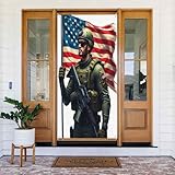 Matériau de qualité : la housse de porte imprimé drapeau soldat n° 27 est fabriquée en polyester, doux, léger et facile à accrocher. Ce tissu garantit que votre housse de porte d'automne, votre housse de porte d'hiver et vos housses de porte d'entrée restent lisses et belles. Idéal comme couvre-porte décoratif pour toutes les saisons, cette bannière peut être pliée et rangée facilement pour la prochaine utilisation