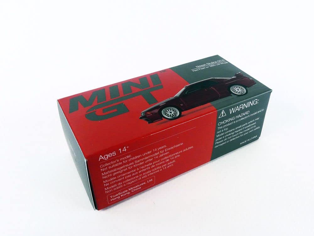Amazon | MINI GT 1/64 ニッサン GT-R R32 レッドパール BBS LM