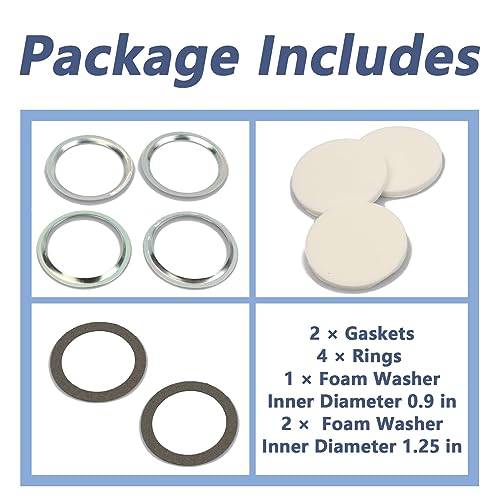 Image of 96010 Water Heater Tank Ring and Gasket Seal Kit Compatible with RV Water Heater Parts Atwood Water Heaters for Camper and Boat Water Heaters