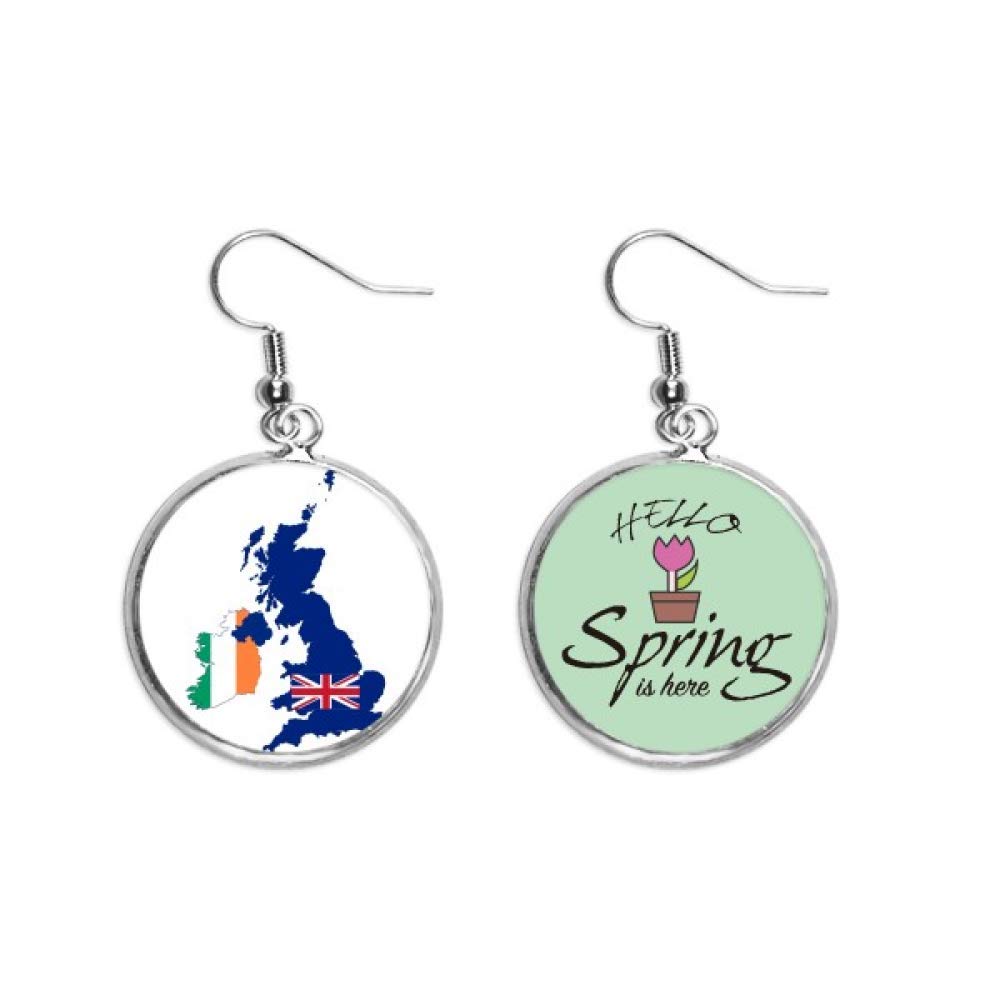 Pendientes Union Jack de Gran Bretaña el regalo original de joyería para viajeras 5