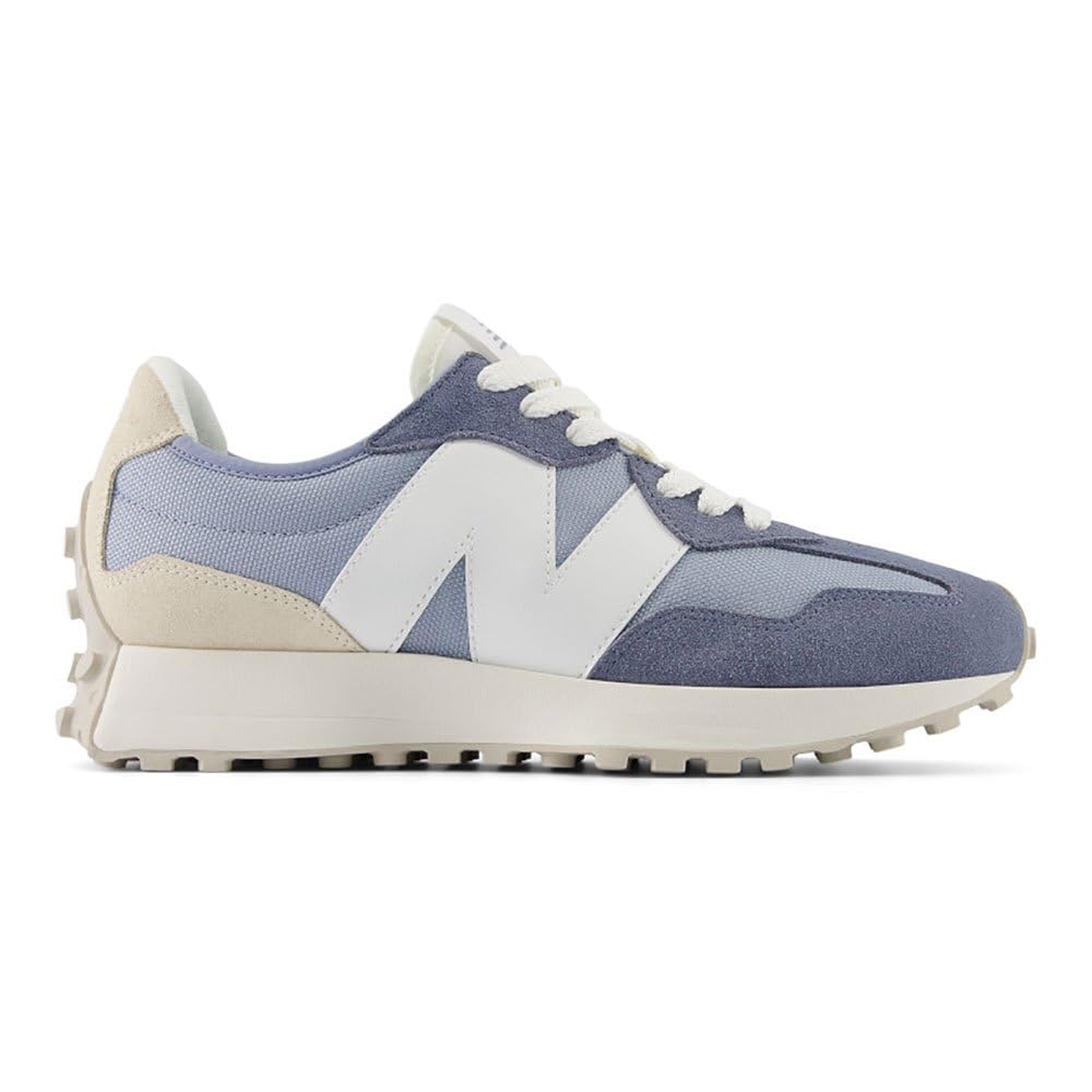 New Balance Men's 327 Sneaker, Purple, 6 UK