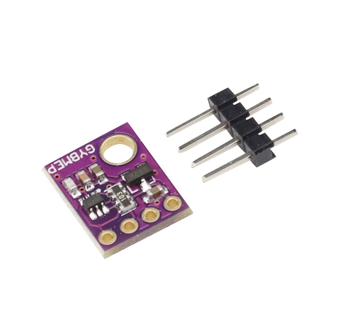 GY-BME280-5V BME280 5V Digital Temperature Humidity Sensor High Precision Atmospheric Barometric Pressure Sensor Module Sensor Board with IIC I2C Breakout(Pack of 5PCS)