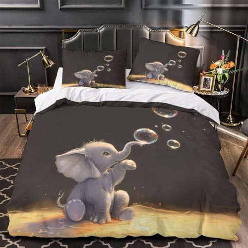 Housse de couette hérisson 3D 260x220 en microfibre hypoallergénique pour lit Super King - 2