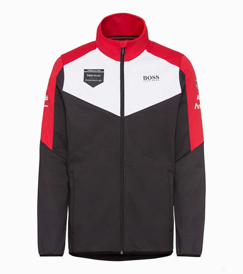 Porsche Motorsport Team - Chaqueta softshell de Fórmula E, multicolor