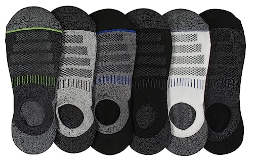 Sof Sole Men's Performance Ultra No-Show Invisible Liner Sock, (6 Pairs)2