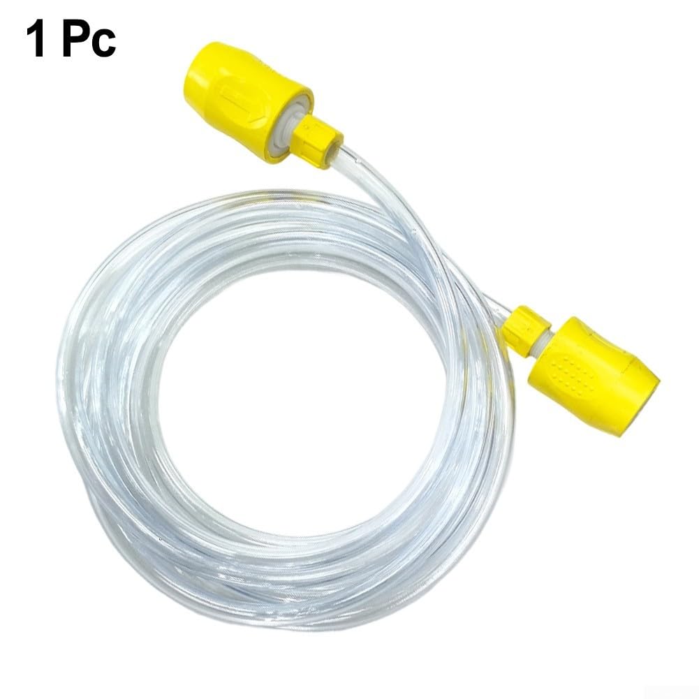 Tuyaux de rechange pour Karcher Puzzi 8/10 100 10/1 10/2 8/1C 200 4.446-023.0 - Tubes de tuyau de pulvérisation de rechange avec connecteurs de tuyau jaunes (1 pièce)