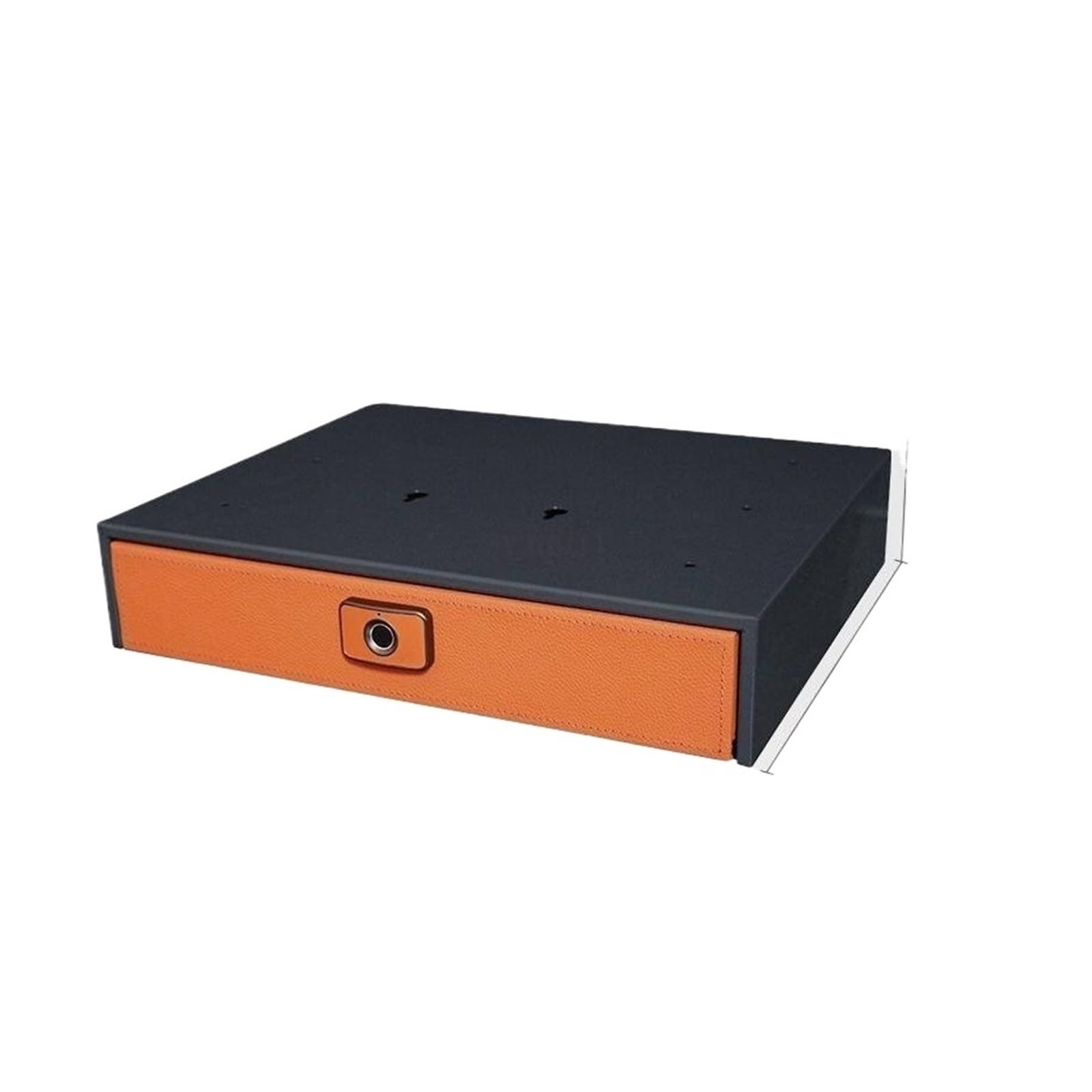 Cassaforte, Cassetta di sicurezza per impronte digitali, piccolo armadietto da soffitto, cassetto per gioielli, scatola per ufficio(Oranje,400 * 280 * 90)