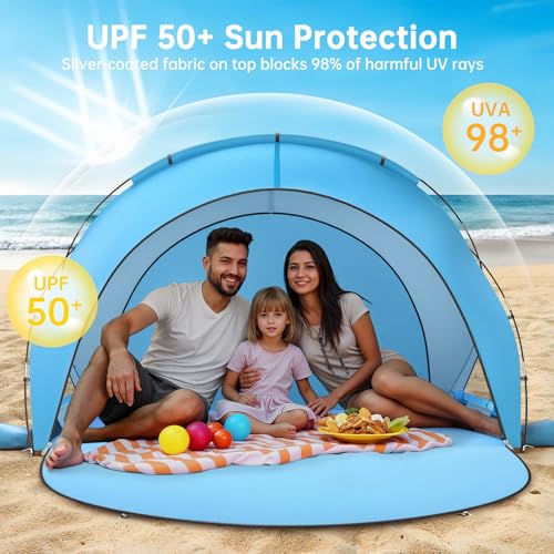 Raynesys Square-Top Beach Shelter