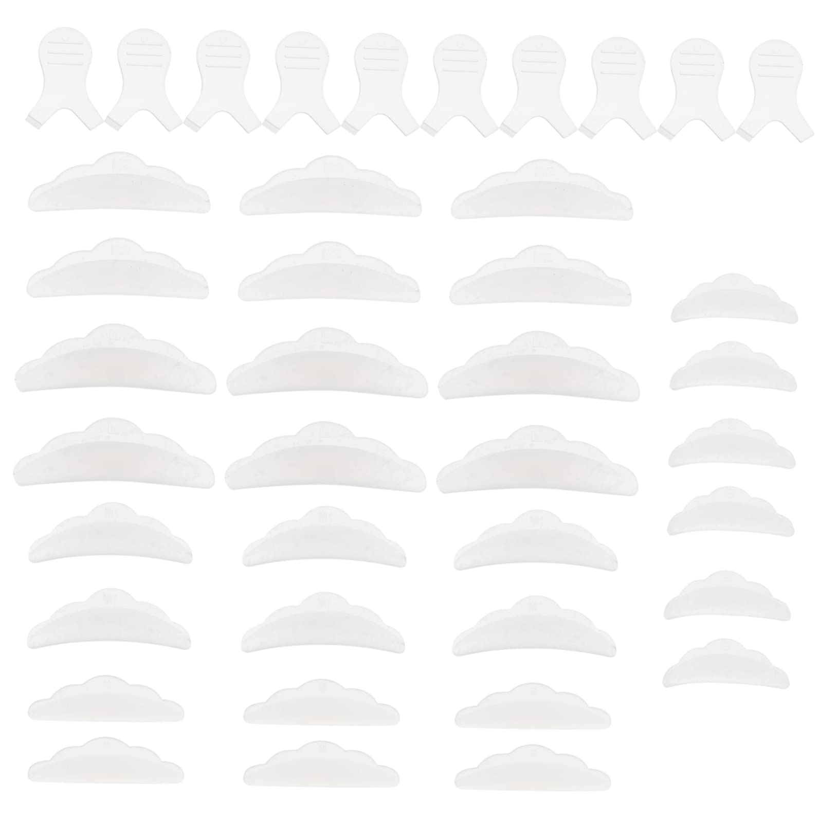 FRCOLOR Silicone Eyelash Lift Palette Lash Extension Tape Professional Manicure Sets