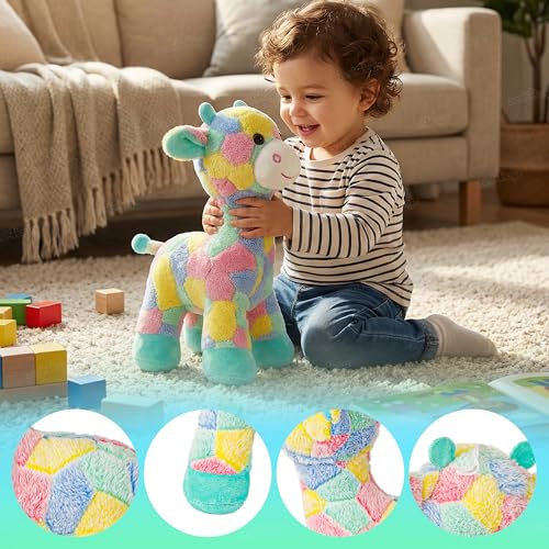 Image of Zest 4 Toyz Soft Toy for Girls (30 cm) | Baby Toys | Cute Stuffed Animal Plush Toy | Giraffe Soft Toy Cuddly Teddy Bear for Kids | Birthday Gift Girls - Multicolor