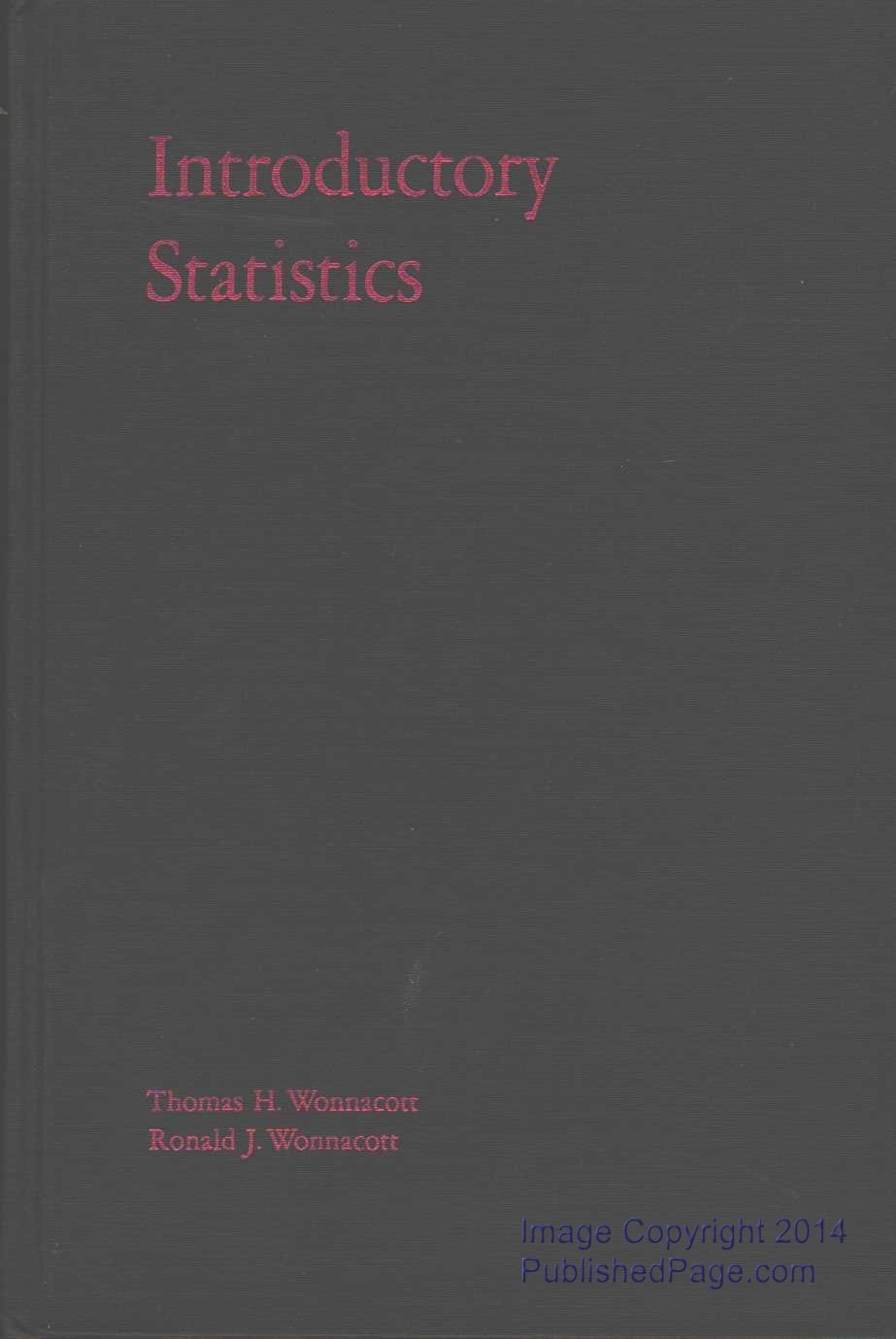 Wonnacott Statistics
