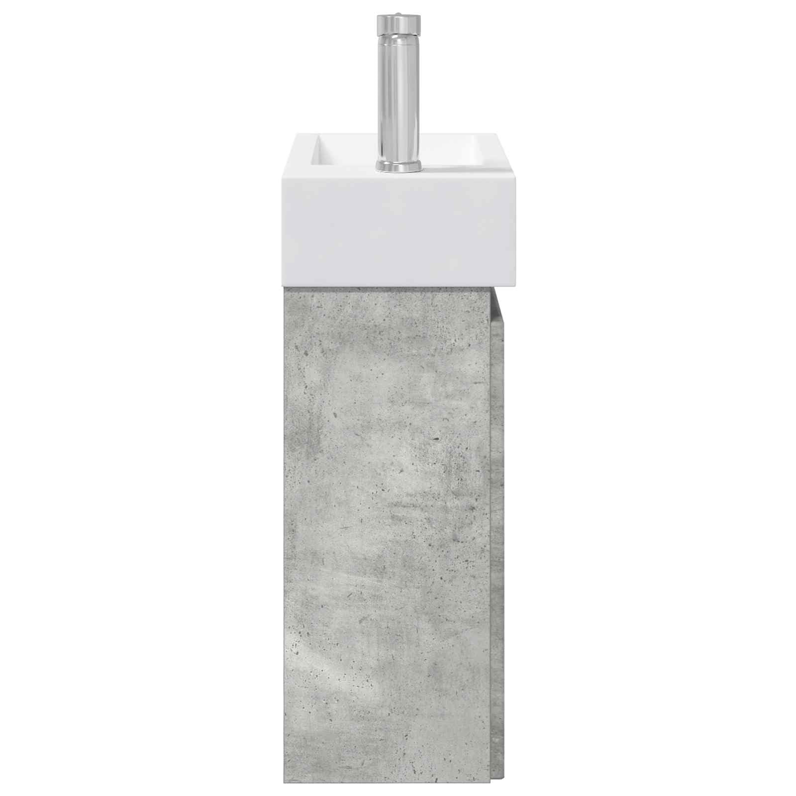 Mobile Bagno Sospeso con Lavabo Ceramica e Miscelatore 45,5 cm