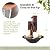 Pure Garden Indoor Water Fountain with LED Candles - Tiered Column Tabletop Fountain with Soothing Sounds - For Office or Home Decor (Bronze)