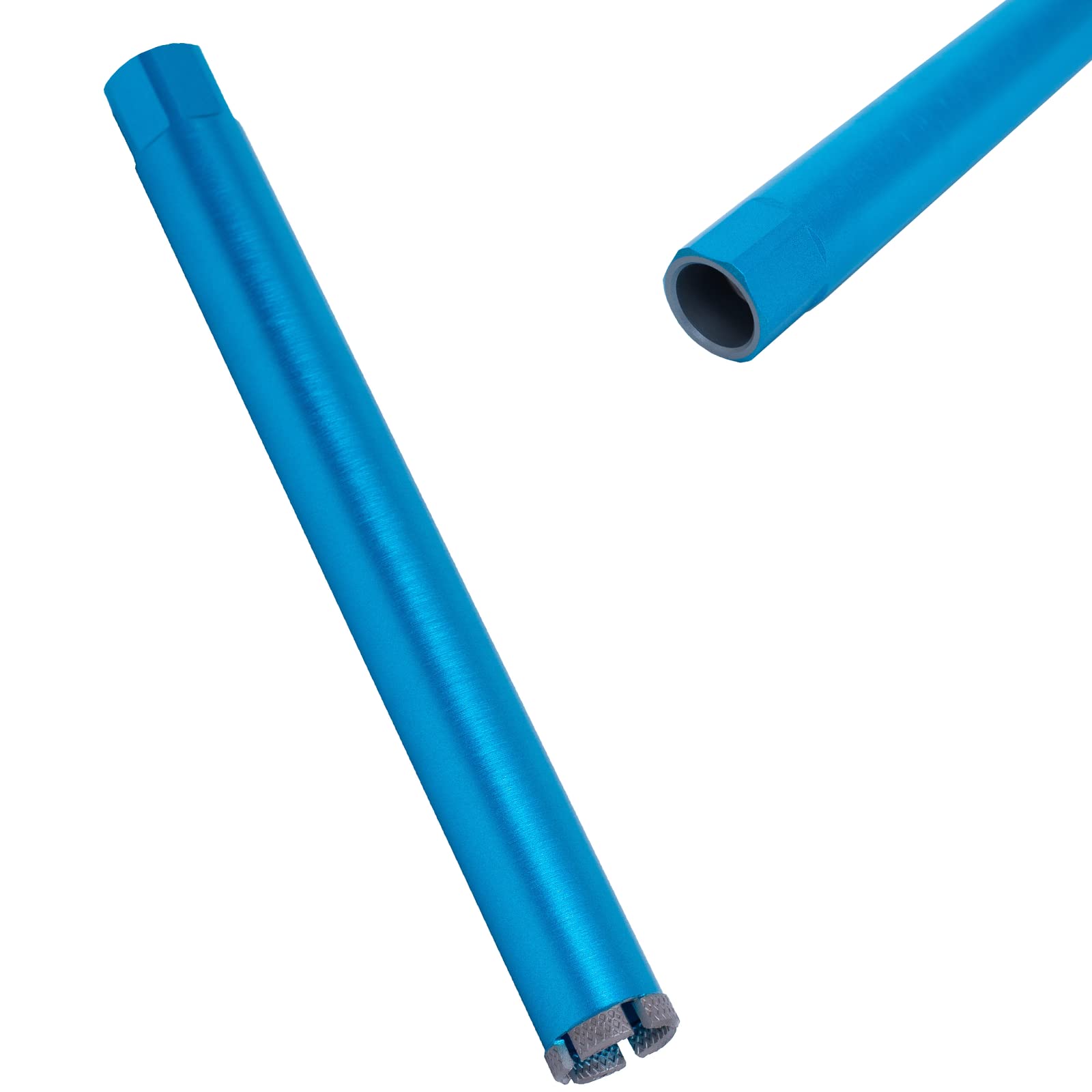 Punta per carotaggio a Umido per calcestruzzo Punta per carotaggio diamantata saldata al Laser per calcestruzzo Duro, Mattoni e filettata da 1-1/4"-7, Grana diamantata 30/40 (2-1/4 Pollici)