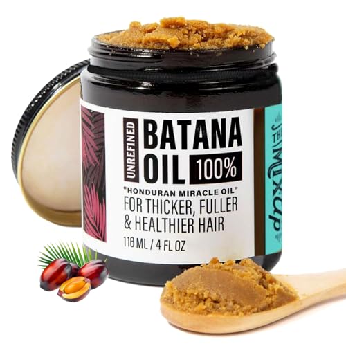Raw Batana Oil Paste Batana Öl für Haar Raw Batanaöl für Haarwuchs & Haardichte Batana Öl gegen Haarausfall Haaröl zur Haarreparatur & für Glanz Erhöht die Haardichte Bei Männern und Frauen