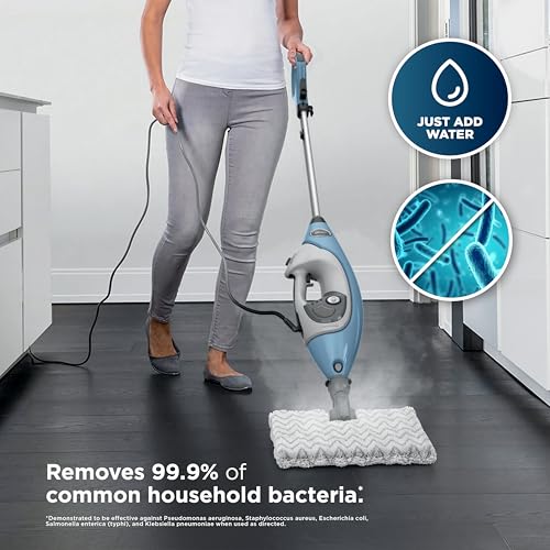 Shark Lift-Away Steam Mop with Detachable Handheld Steam, Blue, S3972BRN - image 4