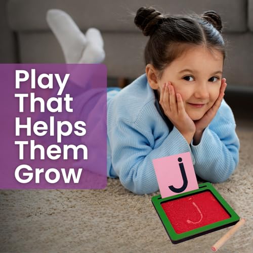 Image of Tantrums Coloured Small Alphabet Sand Paper with Tray | Learning Fun Education Puzzle Learning Aid for Kids (Multicolor Pieces) (Small Alphabets)
