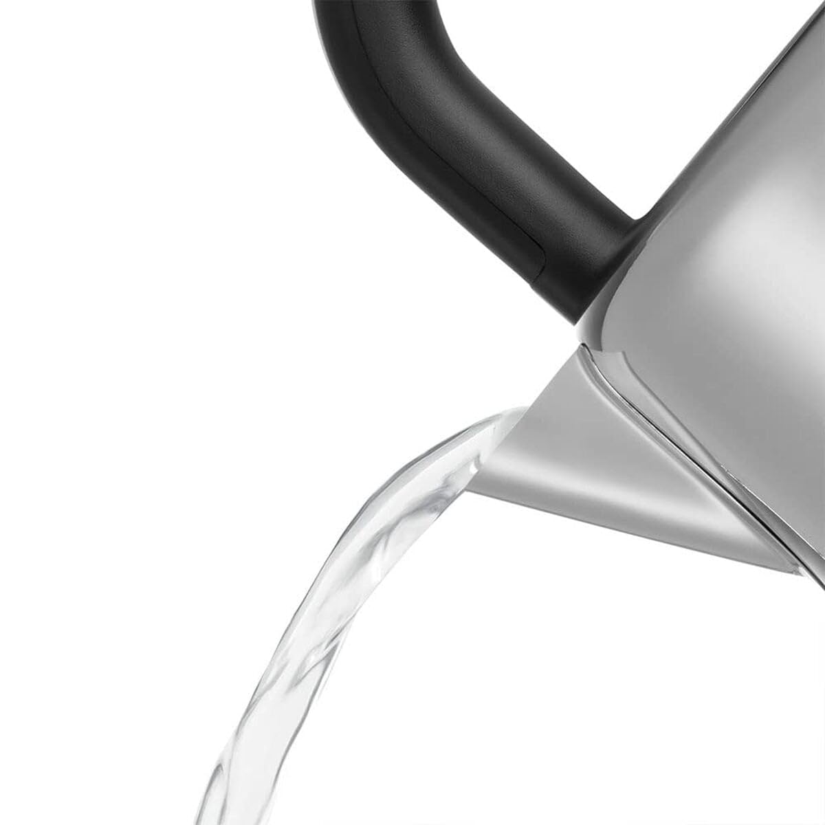 Russell Hobbs Bollitore Elettrico - 1,5L, 2400W - ​​Acciaio Inox Color Titanio; Funzione di Ebollizione Rapida; Filtro Anticalcare Rimovibile; Beccuccio; Indicatore Livello Acqua Esterno, 26422-70