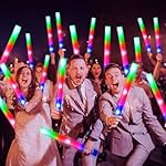 72PCS Foam Glow Sticks, Foam Light Up Sticks with 3 Modes Colorful Flashing, Glow Sticks for Wedding, Glow Stick Bulk Party Pack for Wedding, Raves, Concert, Camping, Carnival - Image 5