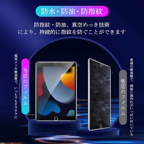 対応 iPad 10.2 用 フィルム ガイド枠付き 【2枚セット-AGC旭硝子 - 高 品質】 iPad 第9世代/第8世代/第7世代 ガラスフイルム 【2枚】ipad 10.2インチ 液晶保護フィルム 強化ガラス さらさら 【硬度9H 耐衝撃 飛散防止 超薄 厚さ0.26mm 気泡ゼロ 3D Touch対応 高感度 撥油性 指紋防止 超耐久 ラウンドエッジ加工 】 TZ-PBIPAD10221