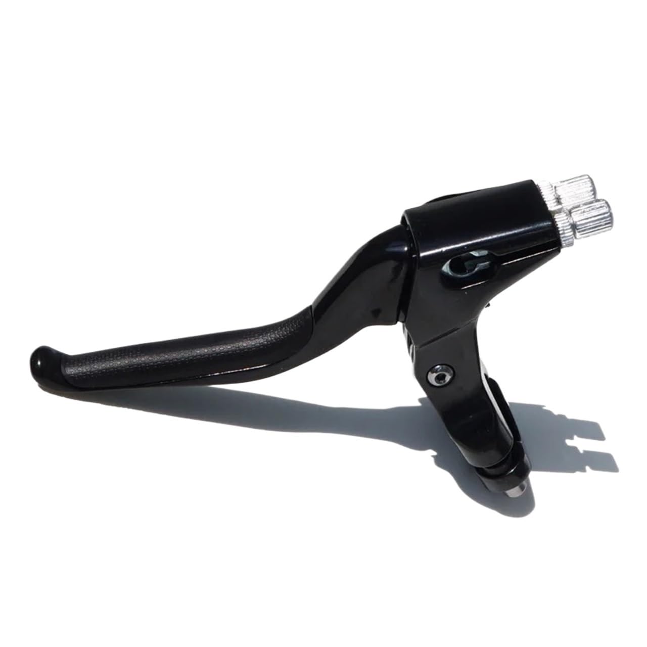 NHABXGDS Bike Dual Cable Brake Lever for Linear Pulled Brakes Four-Finger Left Right Hand Actuated Double Pull Lever(Black Lever)