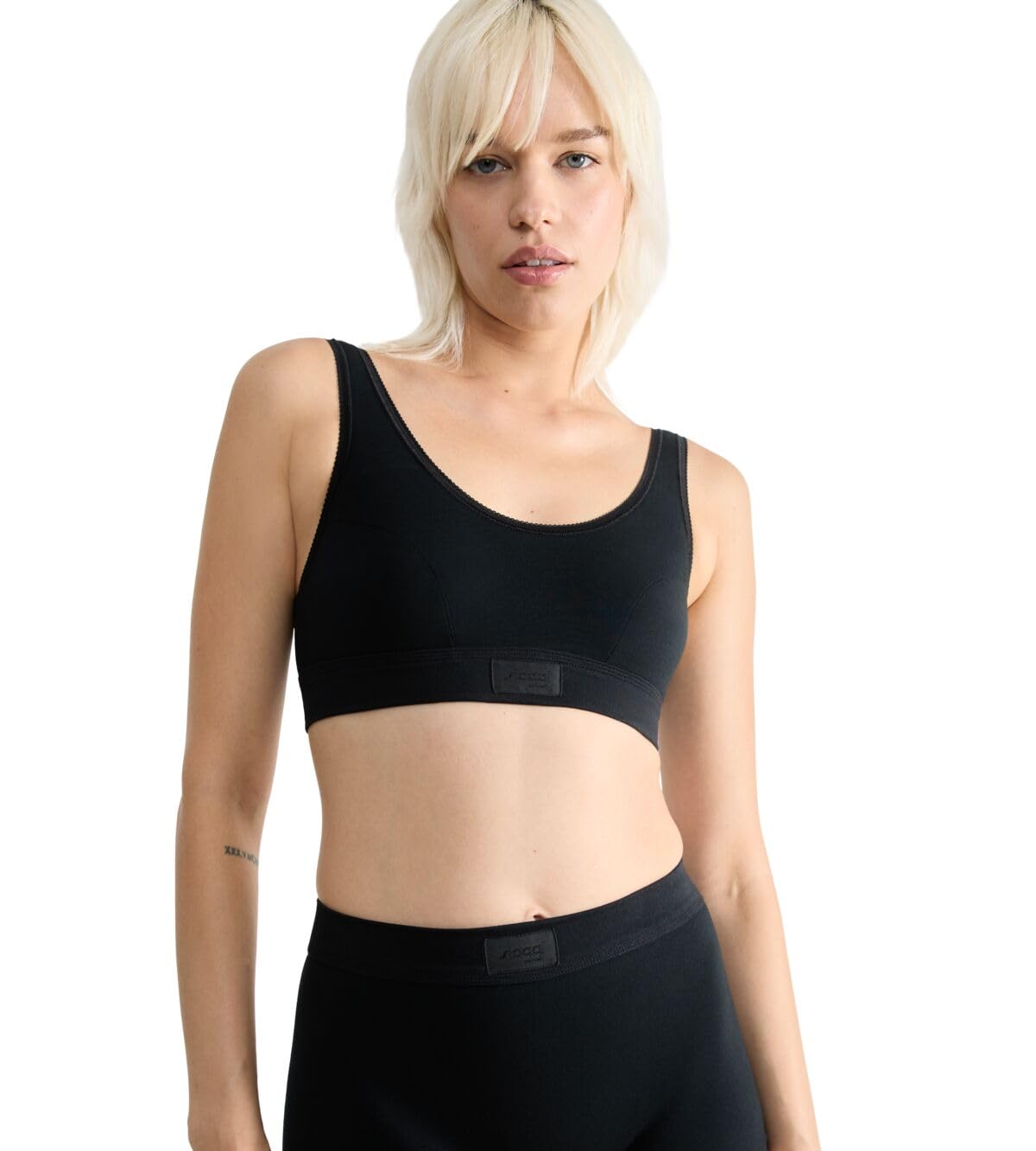 Sloggi Women's Black Double Comfort Top Size 12