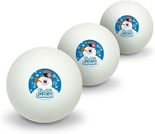 GRAPHICS & MORE Frosty The Snowman Snowing Novelty Table Tennis Ping Pong Ball 3 Pack