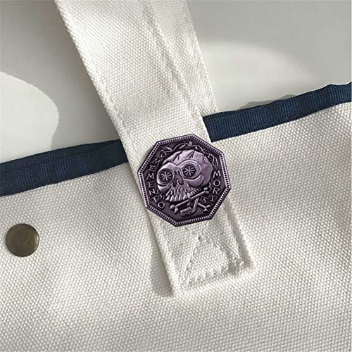 Memento Mori Skull Badge Antique Metal Brooch Gothic Punk Badge Lapel Pin For Backpacks Badges Hats Clothing Art Of Death Jewelry Gifts For Friends #TOP6