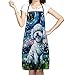 Cocina Delantal Van Gogh La noche estrellada Impresa sin mangas de Oxford Telas de Oxford Delantales for hombres Mujeres Hogar Herramientas de limpieza Regalos creativos ( Color : 6 , Size : 68x95cm )
