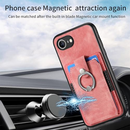 Funda iPhone 16E protectora anticaídas con ranura porta tarjetas 7
