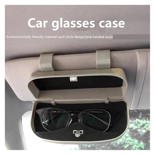 Rangement compact pour lunettes de voiture contre les rayures - 3