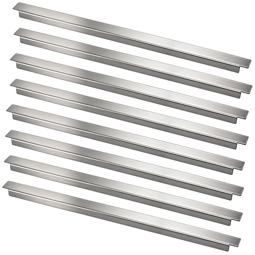 Okllen 8 Pcs 12 Inch Stainless Steel Steam Table Adapter Bars, Metal Food Divider for Hotel Pans Divider, Durable Commercial Kitchen Food Pan, Restaurant Service Accessories