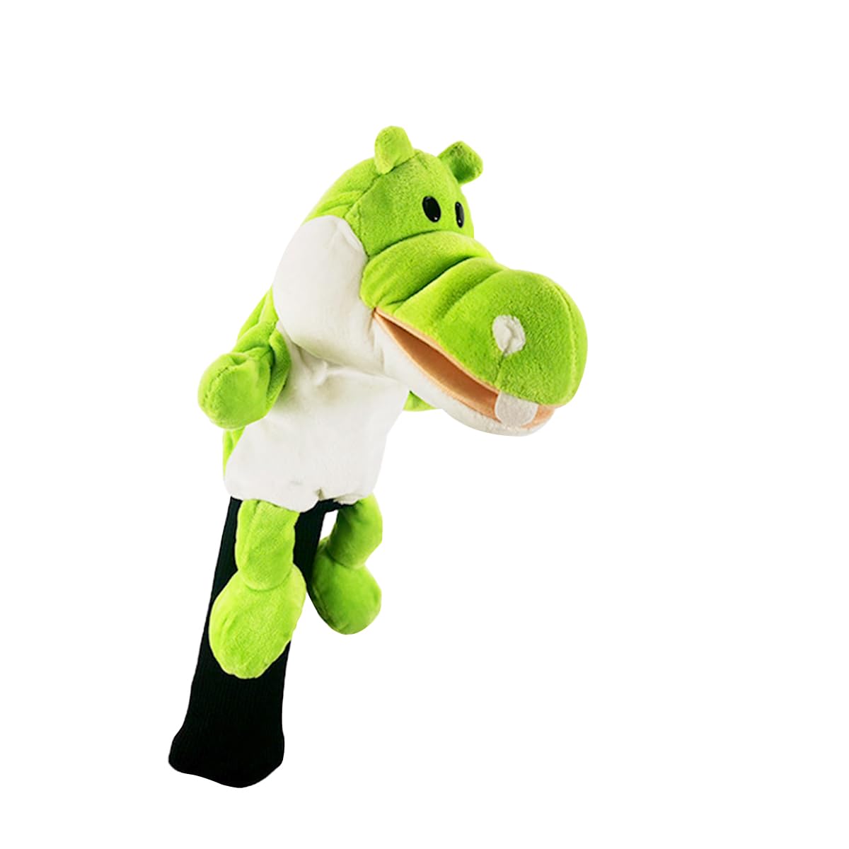 Qury Novelty Golf Club Headcover Soft Animal Wood Driver Head Cover Dust Proof Portable Funny for Women Men Golfer, Crocodile